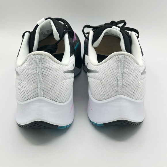 Men Nike Pegasus 38 Road Running Shoes Black/White/Blue/Silver CW7356-003 Sz 12 - Picture 5 of 12